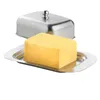Блюдо тарелки с маслом блюдо содержит тарелка сырного контейнера, блюдо с французским с держателем покрыто сервер, покрытый стальной хлеб, кухонный лоток, y2303