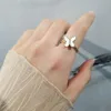 Bague rotative papillon pour femme, meilleure vente, Niche, célébrité en ligne, avec anneau de décompression d'anxiété rotatif, Joker