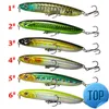 1 PCS 3D Eyes Pencil Fishing Lure 95mm18g Japan Crank Bait Artificiais Para Pesca Crazy Sea Wobbler水泳ベイトフィッシングタックル