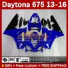 OEM Fairings-kit voor Daytona 675 675R 13 14 15 16 2013 2014 2015 2015 Moto Bodyworks 166No.92 Daytona675 Body Daytona 675 R 2013-2016 Motorfietsbeurs Blue Factory