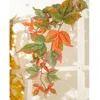 Fiori decorativi 180 cm Piante artificiali Edera Ghirlanda di seta Albero Foglie autunnali finte Rattan Appeso a parete Viti Matrimonio Giardino domestico