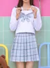 Skirts Kawaii Women's Mini Check High Waist Pleated Ski Black and White Anime Gothic Lolita Fashion Summer School Uniform Clothing 230408