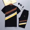 Mens Designers Tracksuit Set Running Fashion Men Tracksuits Plaid Printing And Pattern Embroidery Clothing Track Kit Casual Sports Short 404