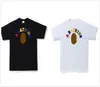 Męskie t shirt projektant t-shirty damskie t-shirty fałszywy zamek błyskawiczny nadruk moro mozaika kolor świecące ubrania klasyczny kolorowy alfabet tshirt graficzny tee t-shirt e1