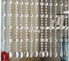 Lustre cristal 1M perles chaîne 10 pièces/lot maison/fenêtre/porte rideau décoration éclairage accessoires pièces