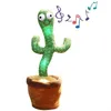 Pluche poppen mooie dansende cactus pop praten speelgoed elektron speak herhaling zang speelgoed kinderen kinderen educatie cadeau 220728 drop deliv dh684