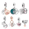 925 Siver Beads Charms för Pandora Charm Armband Designer för kvinnor Original Moments Armband Making SMYELLT