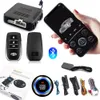 Universal Automar Alarm Car Remote Stop Stop Kit Bluetooth Mobile Phone Control Motor Ignição Open tronco PKEless de entrada Alarme do carro