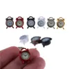 Doll Accessories 1PC 6 Colors 1 12 Scale Alarm Clock Kitchen Living Room Miniature house Mini Home Decoration Toy 230322