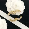 Luxury Brand Girl Brosch Luxury 18k Gold Plated Brosch Party Gift Designer Lapel Brosch Vintage Unisex Badge Brosch Springtime Fashion Accessories With Box