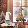 Christmas Decorations Gnomes Handmade Swedish Tomte With Long Legs Scandinavian Figurine Plush Elf Doll 5260 Q2 Drop Delivery Home G Dhjom