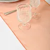 Столовый бегун 10pcs Organza Table Runners Столовая золото 30 см x 275 см свадебного банкет рождественские украшения для вечеринок 12in x108in 230322