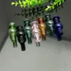 Cachimbas Boquilla de succión de color con bola Bongs de vidrio Pipa para fumar de vidrio Tuberías de agua Plataforma petrolera Vidrio