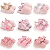 First Walkers Summer Fashion Fashion Born Pink Baby Sapath Shoes Nonp Bottom Bottom for Girls Elegante Lazer respirável Palking 230322