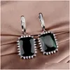 Stud Bohe Lab Sapphire Dangle Earring 925 Sterling Sier Party Drop Earrings for Women Bridal Promise Jewelry Gift Delivery DHCCS