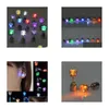 Led Gadget Boucles D'oreilles Femmes Hommes Bijoux De Mode Light Up Crown Crystal Drops Drop Delivery Gadgets Électroniques Dhc79