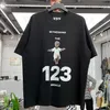 Herren T-Shirts Übergroßes RRR123 T-Shirt Männer Frauen Beste Qualität Vintage Sommerstil RRR 123 T-Shirt Tops T230321
