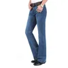 Men's Jeans For Men 2023 Mid-Waist Stretch Flared Pants Classic Designer Size 26-40