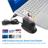 Lettore di smart card USB Dichiarazione fiscale ATM IC ID CAC Lettore di schede TF