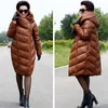 Women's Down & Parkas Cocoon Jacket Winter Long Thickening Large Size 10XL Fashion High-quality Brand Coat Black Red Navy BlueWo