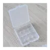 Battery Storage Boxes Case Holder Container Plastic Portable Cases Fit 4X Or 4X18350 Cr123A 16340 Batteries Drop Delivery Electronic Dhmjz