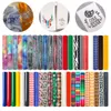 230322 Lot de 6 films de transfert de chaleur en vinyle pour fenêtre 30,5 x 25,4 cm sur film HTV pour t-shirts, sacs, 6 couleurs assorties pour machine Cricut ou presse à chaud