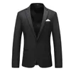 Men's Suits Blazers Men Blazer Coats Casual Business Blazer Jacket Fashion Mens Formal Wedding Blazers Plus Size M-6Xl Solid White Black 230322