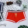 Caleçon serrure et clé confortable Couple amoureux sous-vêtements coton Boxer Hombre hommes Shorts Homme Lingerie femmes culottes