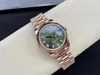 Con scatola originale Orologio da donna alla moda 31mm Datejust Movimento meccanico automatico Orologi da uomo Quadrante marrone Cinturino in acciaio inossidabile Sportivo