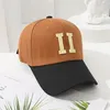 Vår- och sommarfärgsmatchande bokstäver Baseball Cap Kvinnlig Internet Kändis All-Matching Hat Shopping Solbeständig toppmössa Tidvattnet