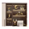 Dekorativa föremål figurer hem dekoration tillbehör djur guldornament abstrakt konst modern vardagsrum lyxdekor present dhzrh