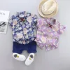 Kleidungssets Sommer Freizeithemd Sets Baby Jungen Druck Kleidung Anzug T-Shirt Tops Shorts 2 Stücke Kinder Outfits Säuglingskleidung 1-4 Jahre 230322