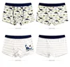 Slipje 4 stks 100% katoenen jongens ondergoed Kinderkwaliteit Boxer Boxer Boys Bottoms Kleding voor 3 4 6 8 10 12 14 jaar oud RKU183004 230322