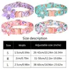 Dog Collars Flower Girl Collar For Female Dogs Floral Pattern Engraved Pet With Safety Metal Buckle Removable
