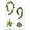 Dekorative Blumen, 2 m, künstliche Rattan-Eukalyptus-Reben, Weidenblätter, gewundene Rebe, künstliche Pflanzen für Hochzeit, Haus, Garten, Dekoration, Efeu