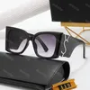 Designer vid beväpnade solglasögon för kvinnor Mens Sun Glasses Brand Big Letter Eyeglass Fashion Eyewear Driving Y Shades Accessories