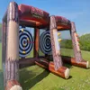 Competencia interactiva Juegos de lanzamiento de hachas inflables Carnaval Sports Athletic Target Ship Show Trow Trow Dart Sticky Cage Outdoor