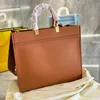 Designer Handbag Shopper Large Work Travel Grocery Everyday Tote Bag with Pockets Leather High-end Purses Fashion Bags