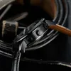 Montres-bracelets OBLVLO Hommes Business All Black Automatique Mécanique Tourbillon Lumineux Bracelet En Cuir Saphir Calendrier Étanche CM-T