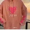 Männer Hoodies Sweatshirts JMPRS Übergroße Herz Druck Sweatshirt Frauen Koreanische Mode Langarm Baggies Tops Kawaii Kleidung Y2k Kpop Streetwear 230322