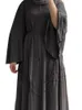 Roupas étnicas Turquia Dubai Vestido muçulmano Kaftans abaya vestidos de noite para mulheres Dubai Marrocos Islam Long Dress Robe Femme Musulmane vestidos 230322