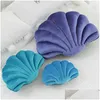 Stuffed Plush Animals Luxury Purple Veet Shell Throw Sofa Cushion Car Pillow Home Bed Decoration Gift For Friend Lj201126 Drop Del Dh6Qp