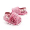 First Walkers Fashion Faux Fur Baby Shoes For born Spring Winter Cute Infant Toddler Boys Girls 230322