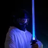 Led Rave Toy 80cm RGB Lightsaber Laser Sword Toys Light Saber 7 Colori Cambia Bambini Soundfonts Force FX FOC Blaster Jedi Gift 230322