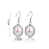 Dangle Earrings 925 Sterling Silver Baroque Pearl Drop For Women Girls Fashion Handmade Wire Hook 2023 Jewelry Gift