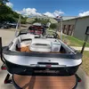 2001 Moomba Outback Badeplattform Trittpolster Boot EVA-Schaum Teakdeck-Bodenmatte Selbstklebender SeaDek-Boden im Gatorstep-Stil