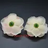 Ghirlande di fiori decorativi Yoshiko 8 cm Testa di fiore rosa artificiale in argento per la decorazione di nozze Regalo di San Valentino Orso fai da te Flores finti