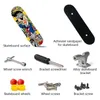 Jogos de novidade 5pcsset mini skate de dedo plástico tabela de deck tabela esporte jogo de braço diy presente skateboard para adultos crianças padrão aleatório 230322