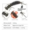 10 pçs nova isca macia larva 55mm 75mm 100mm isca macia verme leurre peche jigging isca de pesca equipamento isca macia para pesca