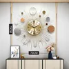 Horloges Murales 70 Cm Salon Grande Horloge Décorative Muet Électronique Quartz Analogique Grand